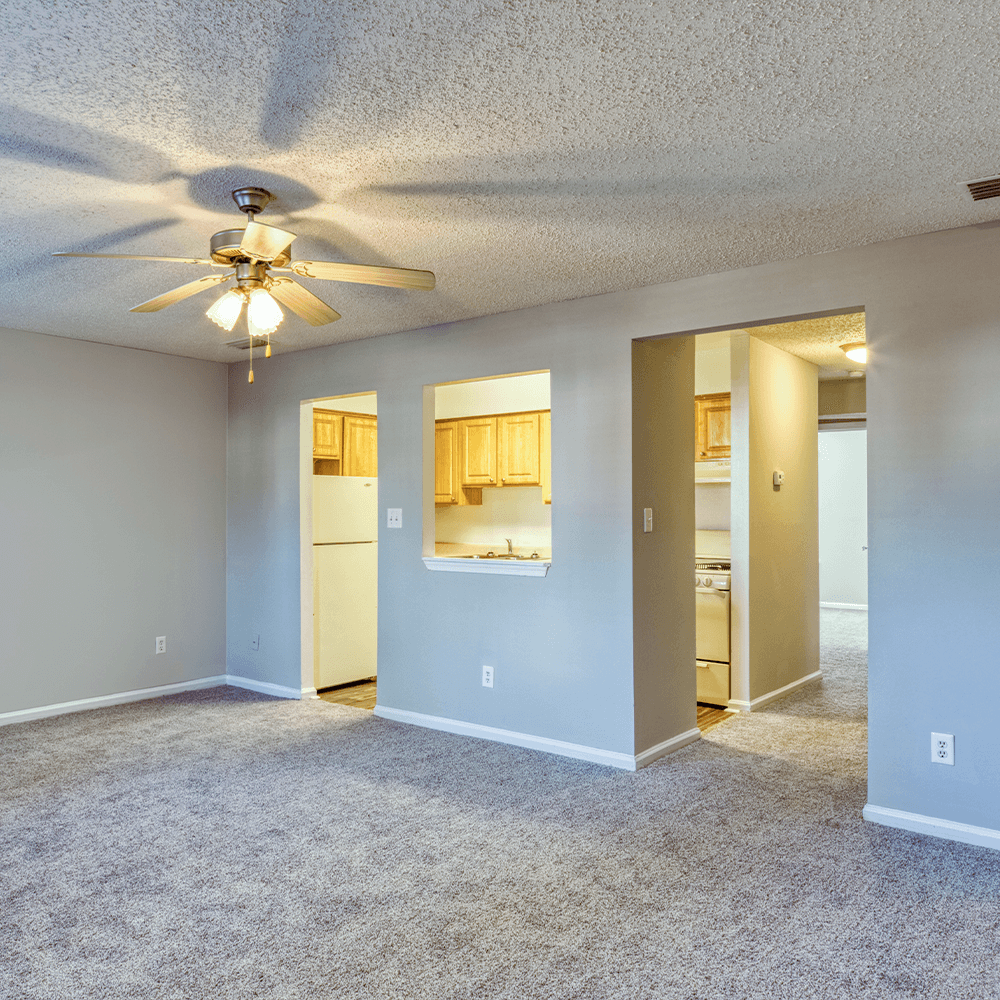 Two Bedroom Two Bath Classic First floor Living Room with Storage Closet 2
